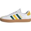 imageadidas Mens Vl Court 30 SneakerWhiteCollegiate GreenUtility Yellow