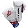 imageadidas Speed 500 Pro Boxing Gloves  Genuine Leather Training Gloves for Men ampamp Women LaceUp Heavy Bag ampamp Kickboxing GlovesBLACKGOLDSILVER