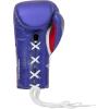imageadidas Speed 500 Pro Boxing Gloves  Genuine Leather Training Gloves for Men ampamp Women LaceUp Heavy Bag ampamp Kickboxing GlovesMET BLUEREDSILVER
