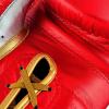 imageadidas Speed 500 Pro Boxing Gloves  Genuine Leather Training Gloves for Men ampamp Women LaceUp Heavy Bag ampamp Kickboxing GlovesMET REDGOLDSILVER