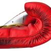 imageadidas Speed 500 Pro Boxing Gloves  Genuine Leather Training Gloves for Men ampamp Women LaceUp Heavy Bag ampamp Kickboxing GlovesMET REDGOLDSILVER