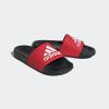 imageadidas Unisex Adult Adilette Shower Slip On SlidesBetter ScarletWhiteBlack