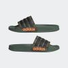 imageadidas Unisex Adult Adilette Shower Slip On SlidesBlackBlackScreaming Orange