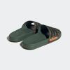 imageadidas Unisex Adult Adilette Shower Slip On SlidesBlackBlackScreaming Orange