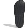 imageadidas Unisex Adult Adilette Shower Slip On SlidesBlackSilver MetallicSilver Metallic