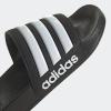 imageadidas Unisex Adult Adilette Shower Slip On SlidesBlackWhiteCore Black