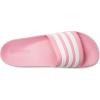 imageadidas Unisex Adult Adilette Shower Slip On SlidesBliss PinkWhiteBliss Pink