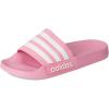 imageadidas Unisex Adult Adilette Shower Slip On SlidesBliss PinkWhiteBliss Pink