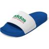 imageadidas Unisex Adult Adilette Shower Slip On SlidesBright RoyalWhiteTeam Green