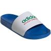 imageadidas Unisex Adult Adilette Shower Slip On SlidesBright RoyalWhiteTeam Green