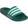 imageadidas Unisex Adult Adilette Shower Slip On SlidesCourt GreenWhiteCollegiate Green
