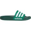 imageadidas Unisex Adult Adilette Shower Slip On SlidesCourt GreenWhiteCollegiate Green