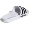 imageadidas Unisex Adult Adilette Shower Slip On SlidesFtwwht Cblack Ftwwht