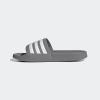 imageadidas Unisex Adult Adilette Shower Slip On SlidesGreyWhiteGrey