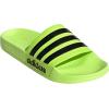 imageadidas Unisex Adult Adilette Shower Slip On SlidesLucid LemonBlackLucid Lemon