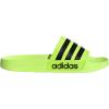 imageadidas Unisex Adult Adilette Shower Slip On SlidesLucid LemonBlackLucid Lemon