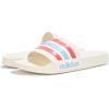 imageadidas Unisex Adult Adilette Shower Slip On SlidesOff WhiteBluePreloved Scarlet