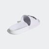 imageadidas Unisex Adult Adilette Shower Slip On SlidesWhiteBlackCore White