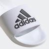 imageadidas Unisex Adult Adilette Shower Slip On SlidesWhiteBlackCore White