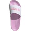 imageadidas Unisex Adult Adilette Shower Slip On SlidesWhiteBliss PinkBliss Lilac