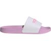 imageadidas Unisex Adult Adilette Shower Slip On SlidesWhiteBliss PinkBliss Lilac