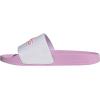 imageadidas Unisex Adult Adilette Shower Slip On SlidesWhiteBliss PinkBliss Lilac