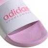 imageadidas Unisex Adult Adilette Shower Slip On SlidesWhiteBliss PinkBliss Lilac