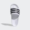 imageadidas Unisex Adult Adilette Shower Slip On SlidesWhiteCore BlackWhite