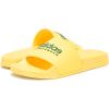 imageadidas Unisex Adult Adilette Shower Slip On SlidesYellowYellowCollegiate Green