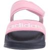 imageadidas UnisexChild Adilette Sandal SlideTrue PinkWhiteTrace Blue