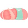 imageadidas UnisexChild Adilette Slide SandalAcid RedWhitePulse Mint