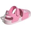 imageadidas UnisexChild Adilette Slide SandalBliss PinkWhiteClear Pink
