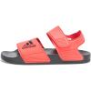imageadidas UnisexChild Adilette Slide SandalBright RedBlackBlack