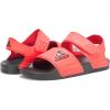 imageadidas UnisexChild Adilette Slide SandalBright RedBlackBlack