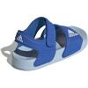 imageadidas UnisexChild Adilette Slide SandalBright RoyalWhiteClear Sky
