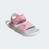 imageadidas UnisexChild Adilette Slide SandalClear PinkPink FusionWhite