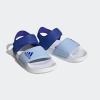 imageadidas UnisexChild Adilette Slide SandalLucid BlueBlue DawnBright Red