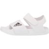 imageadidas UnisexChild Adilette Slide SandalWhiteCore BlackWhite