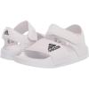 imageadidas UnisexChild Adilette Slide SandalWhiteCore BlackWhite