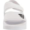 imageadidas UnisexChild Adilette Slide SandalWhiteCore BlackWhite
