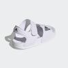 imageadidas UnisexChild Adilette Slide SandalWhiteCore BlackWhite
