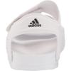imageadidas UnisexChild Adilette Slide SandalWhiteCore BlackWhite
