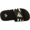 imageadidas UnisexChild Adissage Slides SandalCore BlackWhiteBlack