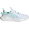 imageadidas UnisexChild Cloudfoam Pure SneakerWhiteSemi Flash AquaPulse Lime