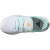 imageadidas UnisexChild Cloudfoam Pure SneakerWhiteSemi Flash AquaPulse Lime
