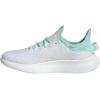 imageadidas UnisexChild Cloudfoam Pure SneakerWhiteSemi Flash AquaPulse Lime