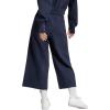 imageadidas Womens All Szn Ribbed 78 Length Wide Leg PantsInk