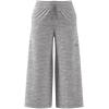 imageadidas Womens All Szn Ribbed 78 Length Wide Leg PantsMedium Grey Heather
