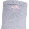imageadidas Womens Athletic Cushioned 6Pack No Show Socks  No Show Socks for Secure Fit Cushioned Comfort Low ProfileCool Light HeatherClear PinkDark Blue