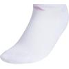 imageadidas Womens Athletic Cushioned 6Pack No Show Socks  No Show Socks for Secure Fit Cushioned Comfort Low ProfileWhiteClear Sky BlueBliss Lilac Purple